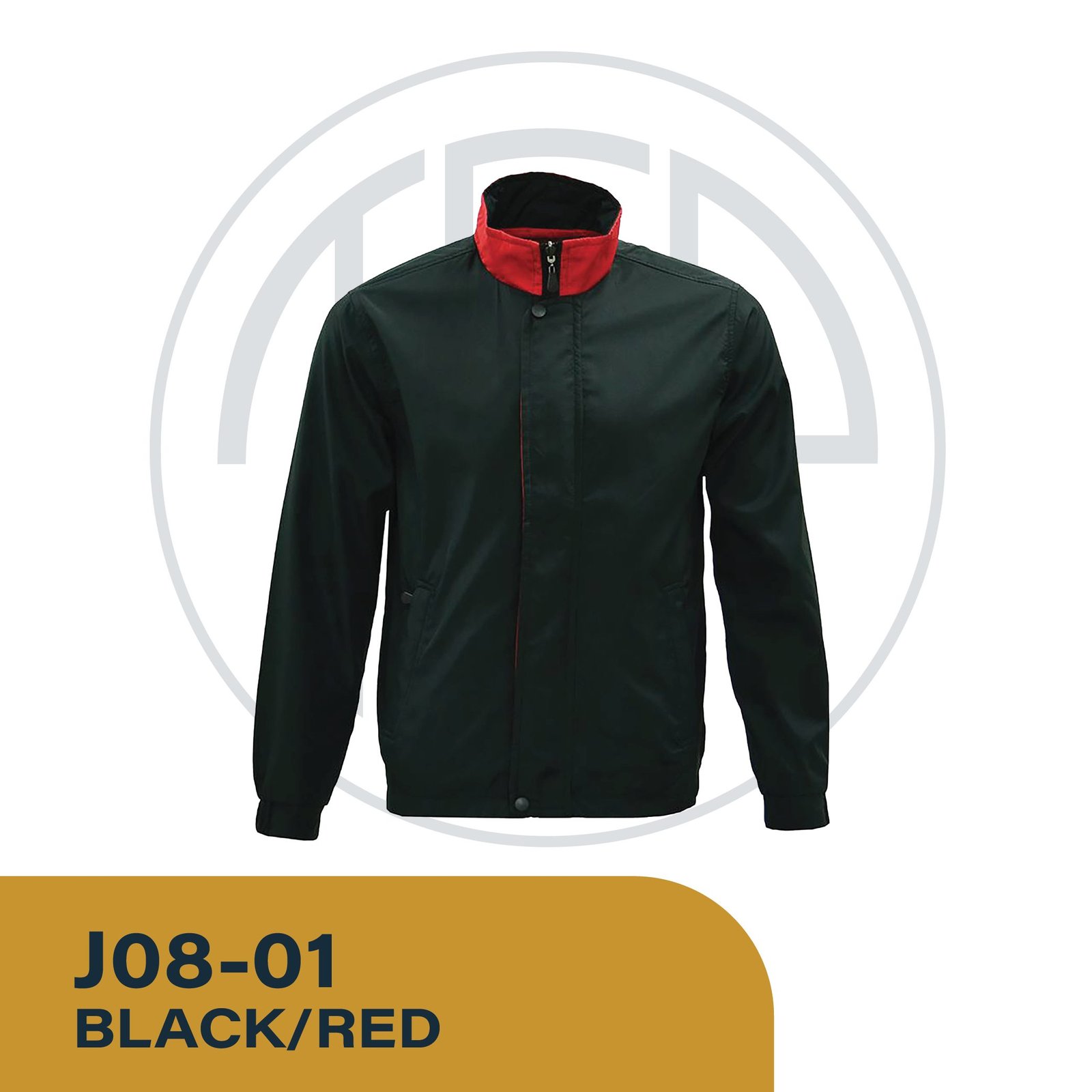 Lefonse J08 Reversible Jacket Black customproject.my