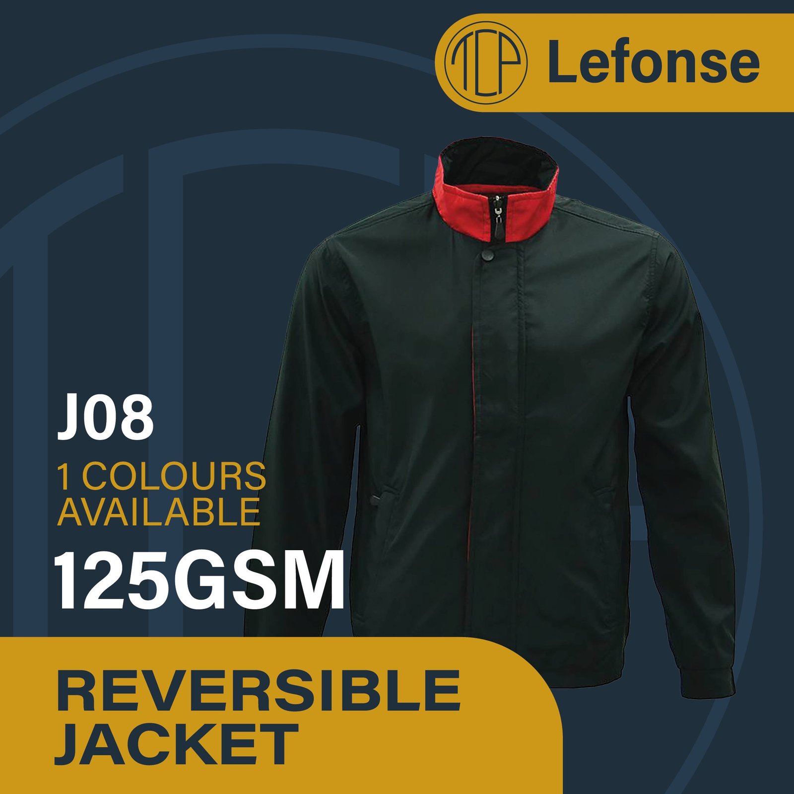 Lefonse J08 Reversible Jacket customproject.my