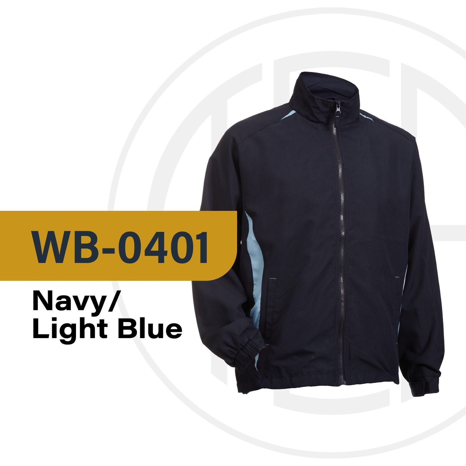 Oren Sport Reversible Windbreaker WB04 Navy customproject.my