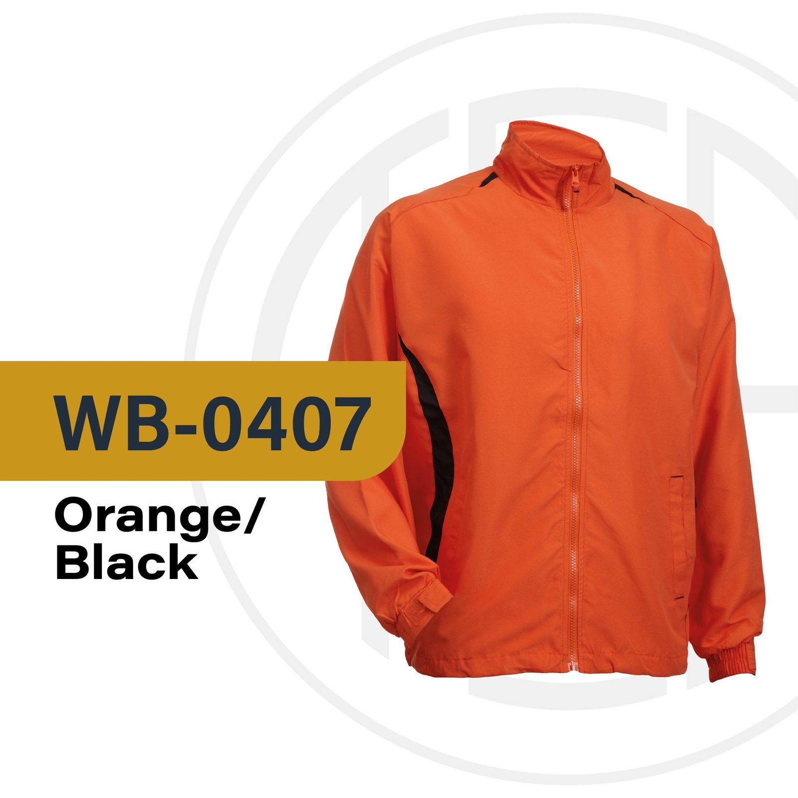 Oren Sport Reversible Windbreaker WB04 Orange customproject.my