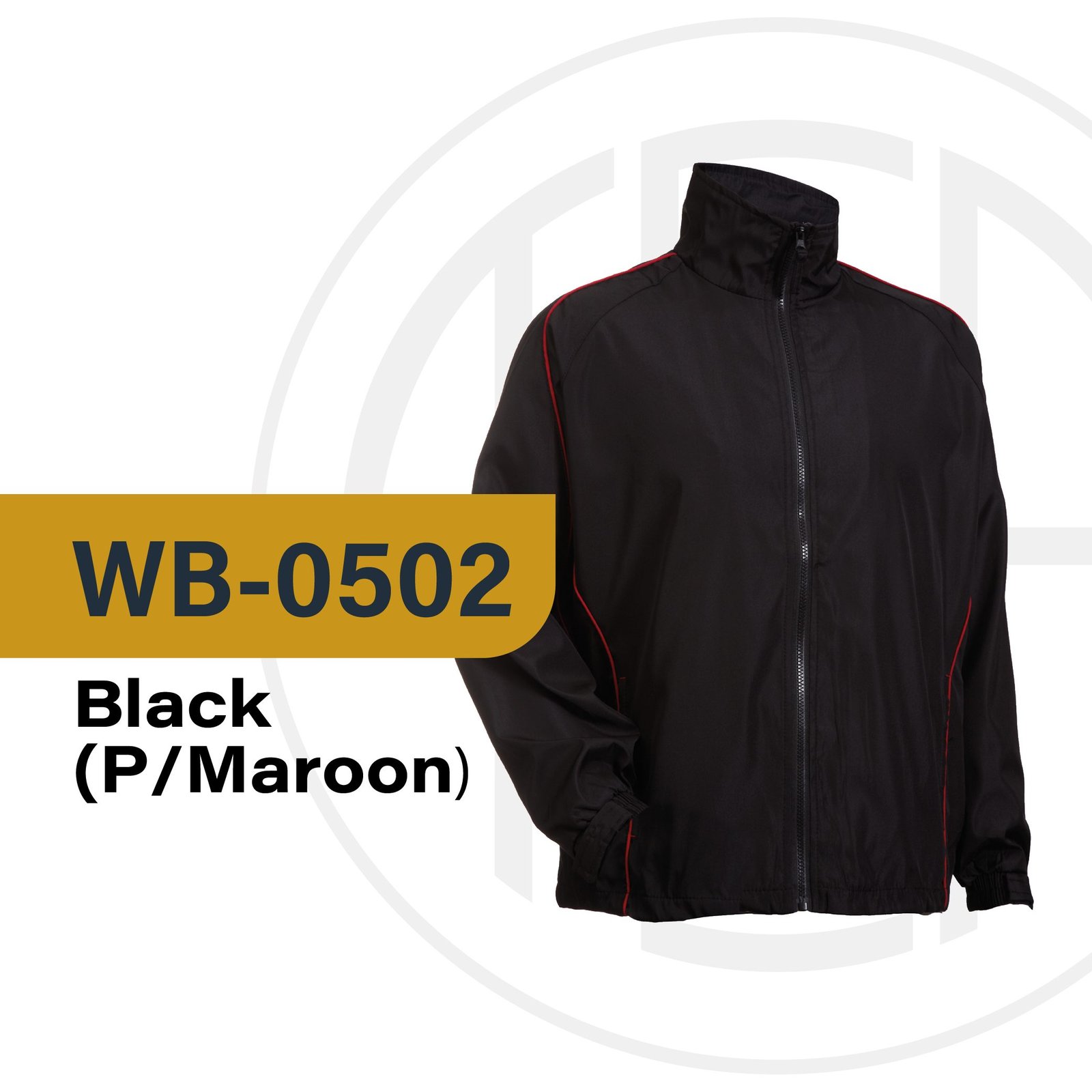 Oren Sport Reversible Windbreaker WB05 Black customproject.my