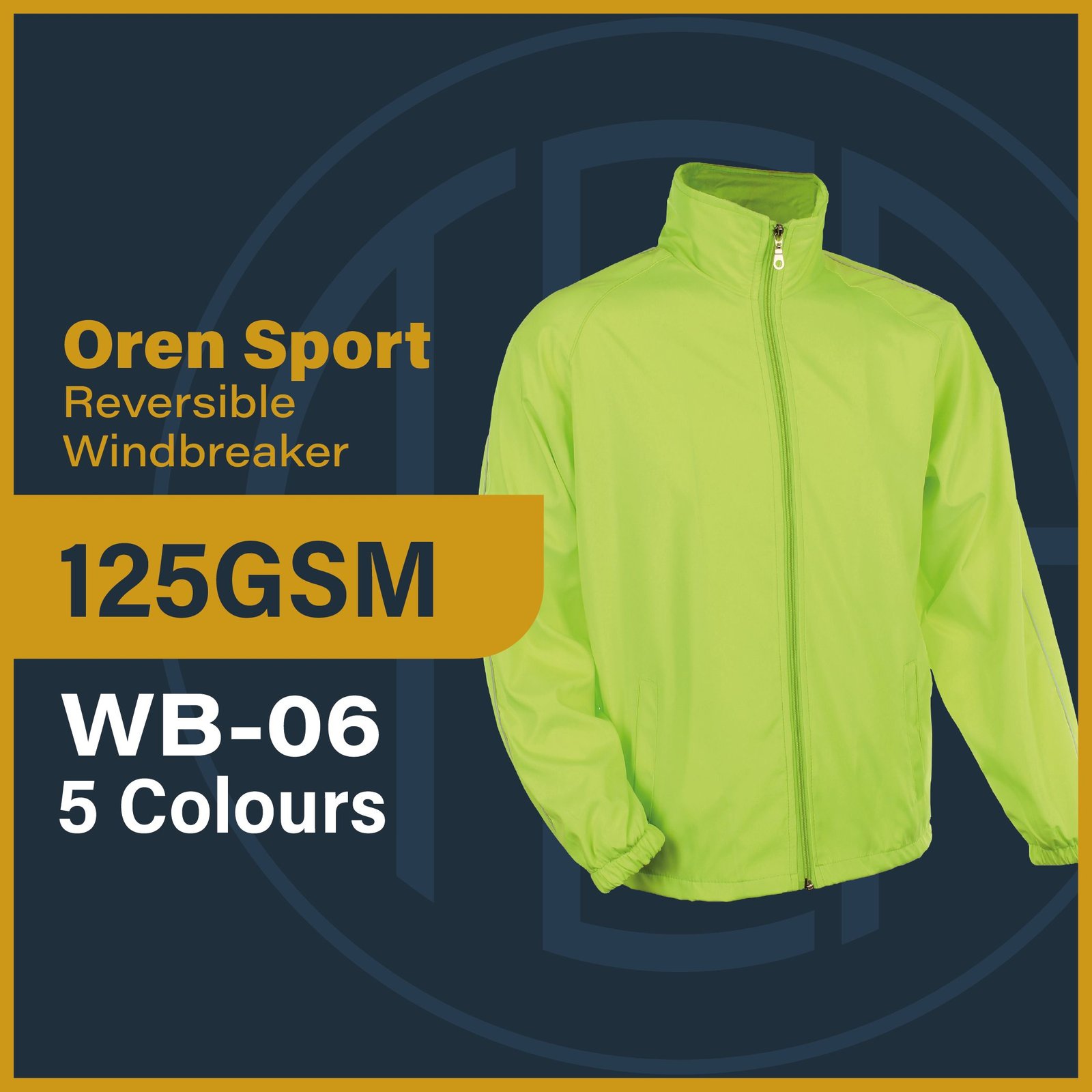 Oren Sport Reversible Windbreaker WB06 customproject.my