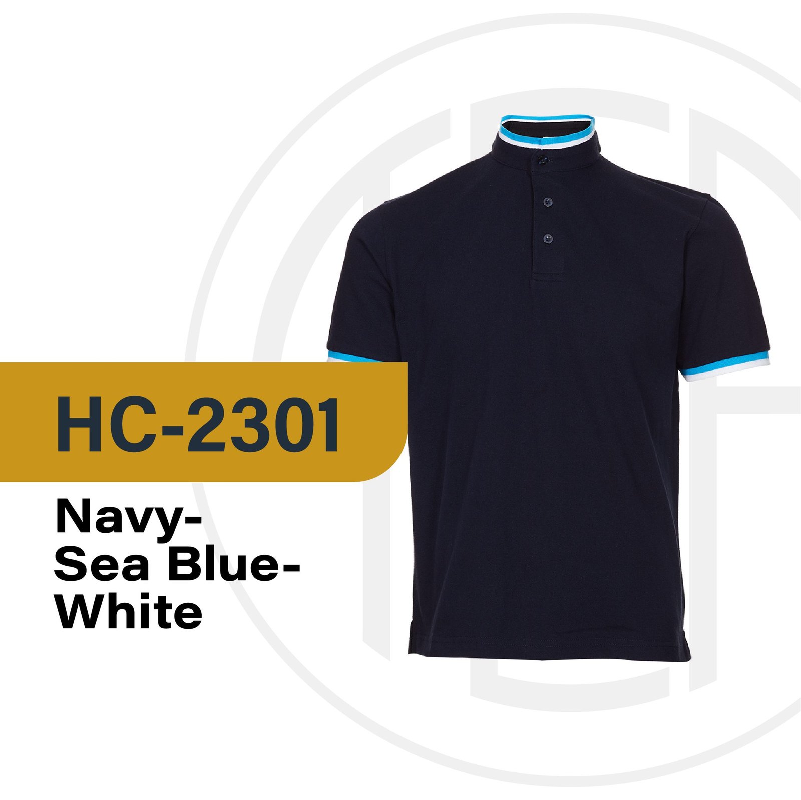 Oren Sport Polo HC23 Navy customproject.my
