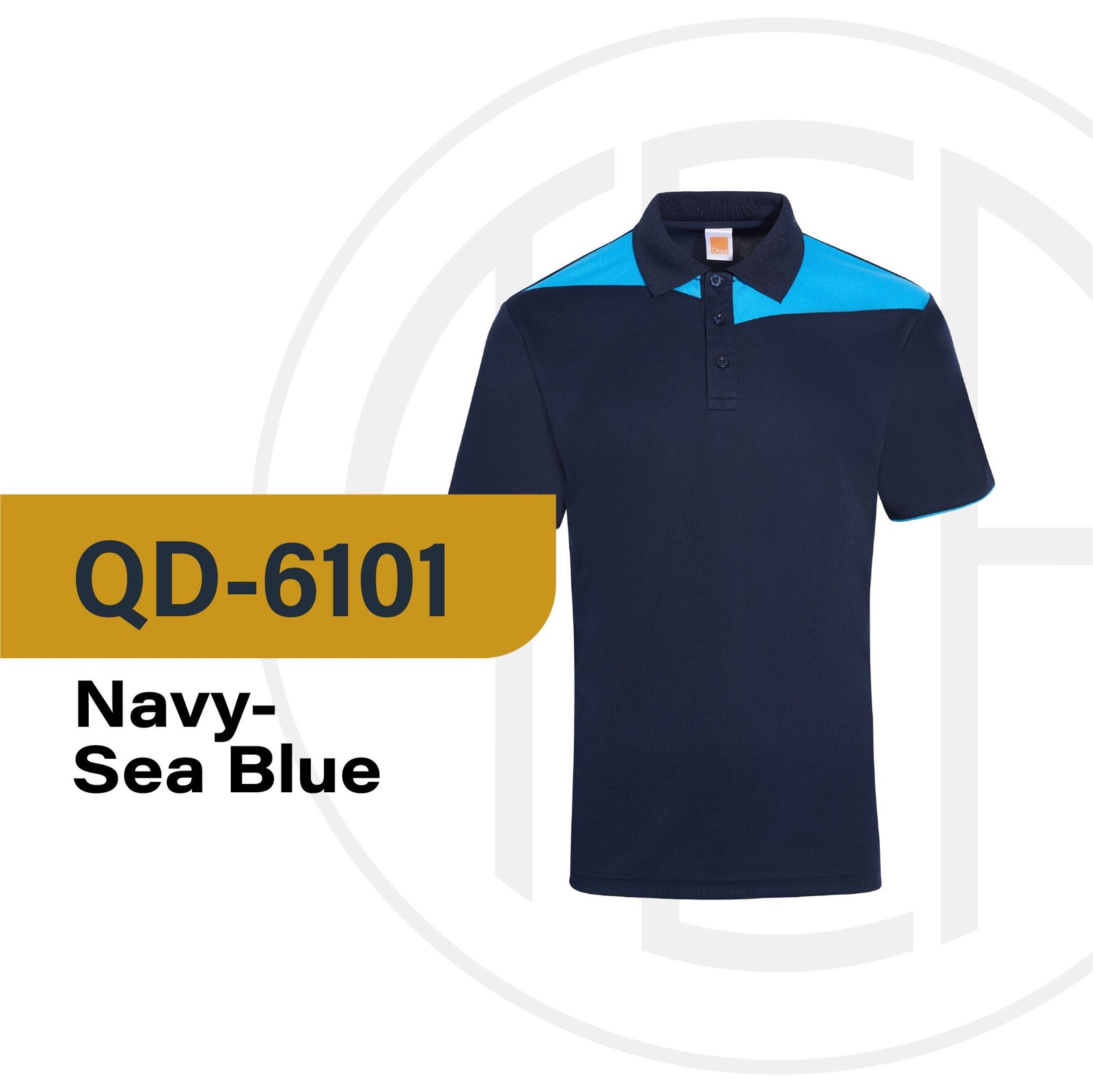 Oren Sport Quick Dry Polo QD61 Navy customproject.my